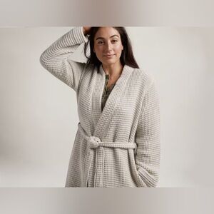 PARACHUTE Tan Waffle Robe  *Missing belt